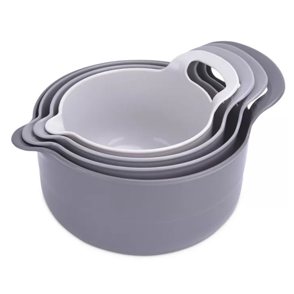 New Enchante Cook With Color 4 Piece Mixing Bowl Set
